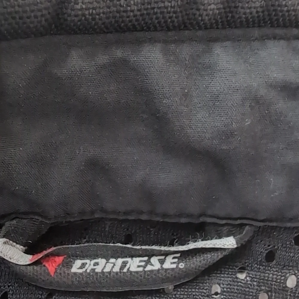 Dainese Veloster Tex Black/White MotoCross Motorcycle Jacket Size 52 US Size 42